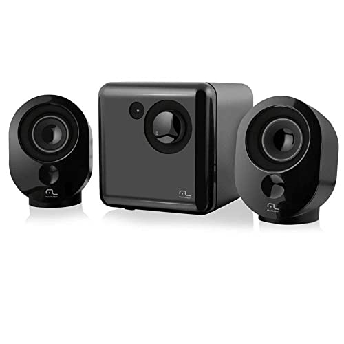 Caixa De Som Multilaser 2.1 Preto E Grafite Usb - SP166