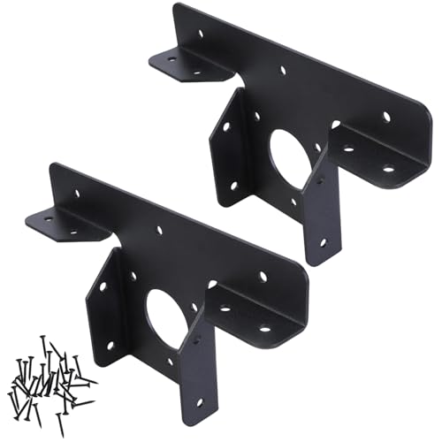 Supports d'angle pour pergola support fixe en bois en forme de T et extension de poutres
