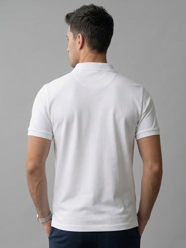 Image of XENOVAURBAN Polo t Shirt for Man | Striped Pattern Mens Cotton Polo Neck T-Shirt with Collar | Regular fit | Breathable and Soft - Polo-Striped-P