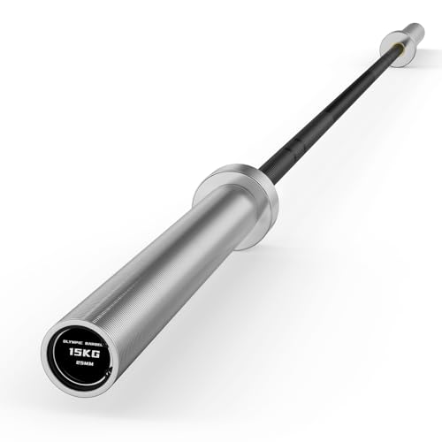 25mm 35lb Women's Olympic Barbell with Knurling
