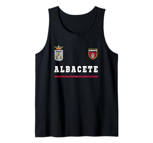 Camisetas de fútbol con bandera de Albacete Camiseta sin Mangas