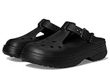 Crocs Unisex Classic Clogs, Mary Janes for Women, Black, 9 US
