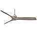 MINKA-AIRE F853-BN/AMP Aviation 60 Inch Ceiling Fan with DC Motor in Brushed Nickel Finish and Ash Maple Blades