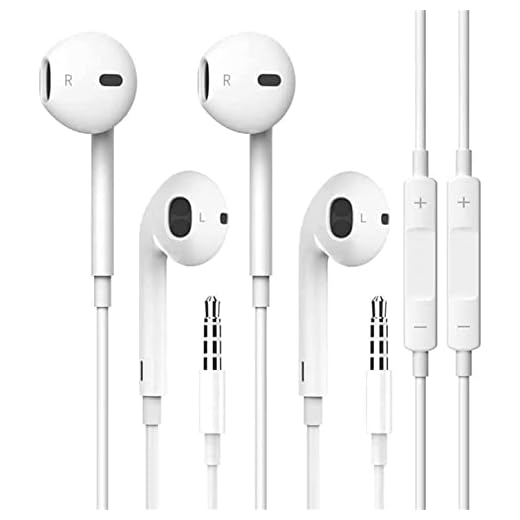 2 Pack-Apple Earbuds [Apple MFi Certified] Earphones Wired with Microphone for 3.5mm iPhone Headphones (Built-in Microphone & Volume Control) Compatible with iPhone/iPad/iPod/PC/MP3/4