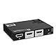 FeinTech SP210 HDMI 2.1 Splitter 1 In 2 Out 4K 120Hz 8K VRR ALLM, Verteiler mit Downscaler für 2 Monitore gleichzeitig, CEC-Pass, kompatibel zu HDCP 2.3, HDR, Dolby Vision