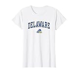 Delaware Fightin' Blue Hens Womens Arch Over White T-Shirt