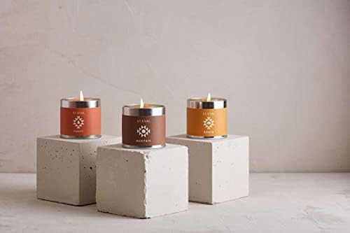St. Eval Renew Scented Tin Candle - Retreat Collection - Refreshing Fragrance - A Refreshing Citrus Fusion with Top Notes of Tangerine, Mandarin, Lime and Neroli - Made in Cornwall