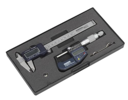 Ensemble de mesure digital Sealey Ak9637d avec grand écran LCD haute précision - 3