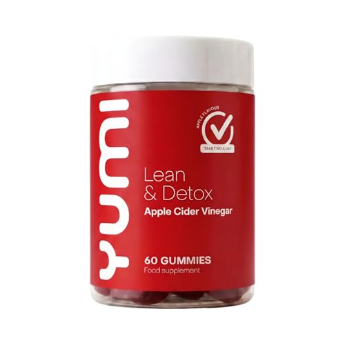 Yumi Lean and Detox Apple Cider Vinegar Gummies 60 Apple Flavour Gummies
