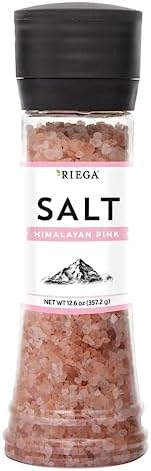 Riega Large Pink Salt Grinder, Value Size Coarse Salt Grinder, 12.6 Ounce (Pack of 1)