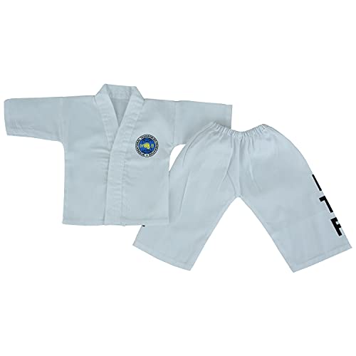 Playwell Regalos de Artes Marciales - ITF Taekwondo Baby Uniforme (traje infantil) (6-12 meses)