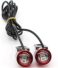 WESSER Motorcycle LED Eagle Eye Lamp DRL Strobe Light with Flashing Handle Light Red 20mm Mount, 2 Pair with Mounting Brackets Universal For Bikes-picture-46