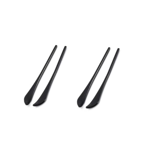 2Pairs Sunglasses End Tips Eyeglass Ear Sock Pieces Tube Eyewear Plastic Cement Glasses Sleeve Comfortable Replacement for Thin Metal Legs(Black 1.5) - Thumbnail 4