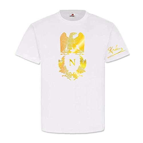T-shirt Napoléon Bonaparte blason signature aigle vêtement histoire #25081