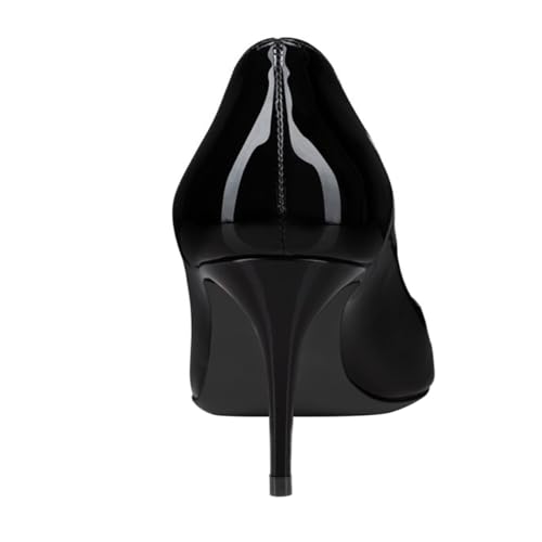 FSJ Women Classic Kitten Heel Closed Pointed Toe Pumps Slip On Wedding Party Formal Business Work Shoes Size 4-16 US4