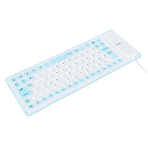 Clavier en silicone étanche et silencieux pour travailler partout