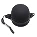 HTTMT MT506-001-M DOT Certified Matte Black Flat Black Compatible with Harley Davidson Half Face Helmet Chopper Cruiser Biker Size M