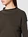 Marca Amazon - AURIQUE Sudadera con Banda Lateral Mujer, Verde (Peat/White), 40,...