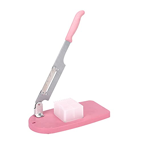 LOVIVER Tabela de Alimentos Slicer Cortador Manual de Mão de Corte para Bolos de Arroz, Batata, Bata