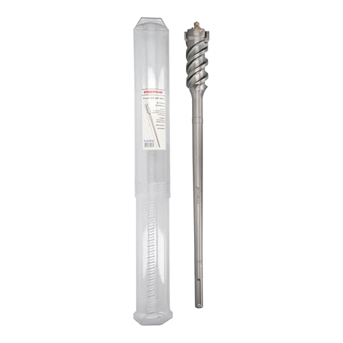 WERHE Foret perforé SDS MAX - Pour des perçages longs dans le béton et le béton armé - Tête asymétrique en carbure - Pointe de centrage - Cœur...