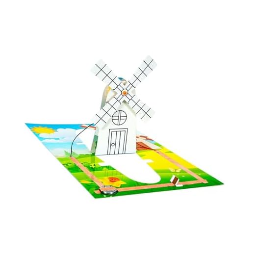 Science Windmühle Generator Kit Handwerk DIY Physik Experimentierset für Kinder