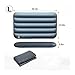 QLASDVUE Car Air Bed 100x90x15cm Car Iatable Mattress Portable Travel Camping Air Bed Foldable Trunk Cushion Universal(Floor mats)