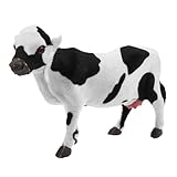 Fácil de exhibir: su tamaño práctico permite un transporte y exhibición en varias ubicaciones, adornos de de animales de vaca, figuras de animales de resina