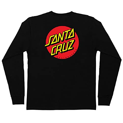 SANTA CRUZ Mens L/S T-Shirt Classic Dot L/S Skate T-Shirt