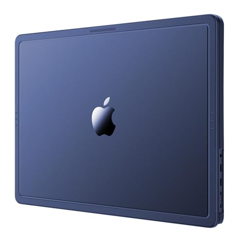 Image of Soonjet CrackGuard for MacBook Air 15 inch Case M5 M4 M3 M2 2026-2023 Cover | Anti Crack, Midnight Blue, Clear Matte, Fingerprint & Scratch Resistant, Protective Laptop Hard Shell, Ultra Thin, Durable