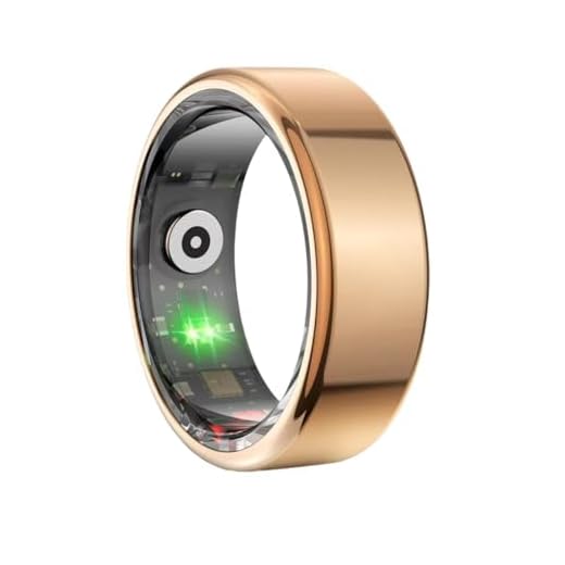 Nova tendência moda saúde anel dedo fitness rastreador freqüência cardíaca anel inteligente para homens wearable casal jóias feminino,10,Gold