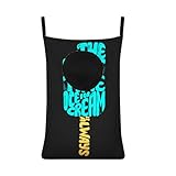 Jesmacti Travel Laundry Bag Quote About Ice Cream Lettering for Cooking Journals 29.13'X20.08' Cute Laundry Hamper for Dorm Office