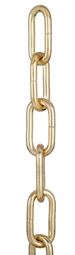 Image of B&P Lamp Brass Finish 0 Gauge Heavy Duty Chain