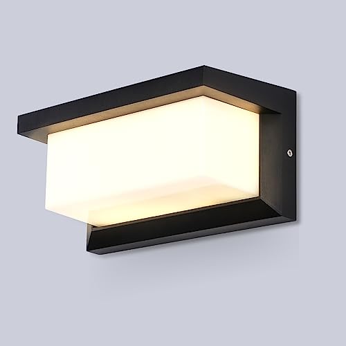 【Risparmio energetico e protezione dell'ambiente】: Luce esterna, 18W, 1800 lumen, bianco caldo 3000K, forte illuminazione, sorgente luminosa del chip del LED, adatto per uso esterno.