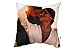 Produktbild Personalisiertes FOTOGESCHENK Plüsch Kissen mit eigenem Foto (45 x 45 cm) Flauschiges Foto-Kissen mit Deinem Foto & Text Bedrucken Zum Jahrestag, Geburtstag, Valentinstag (mit Füllung) [091]