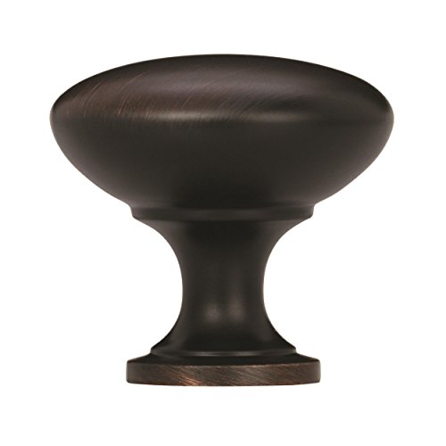 Amerock | Cabinet Knob | Oil Rubbed Bronze | 1-1/4 Inch (32 Mm) Diameter | Edona | 10 Pack | Drawer Knob | Cabinet Hardware #TOP5