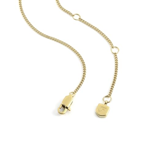 Image of Fossil Women's Gold-Tone Stainless Steel Pendant Chain Necklace for Women