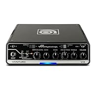 Ampeg Class-D bass amplifier head Series: Venturemodel: V3 Power output: 300W RMSimpedance: 4 Ohms controls:grit/level gainbass