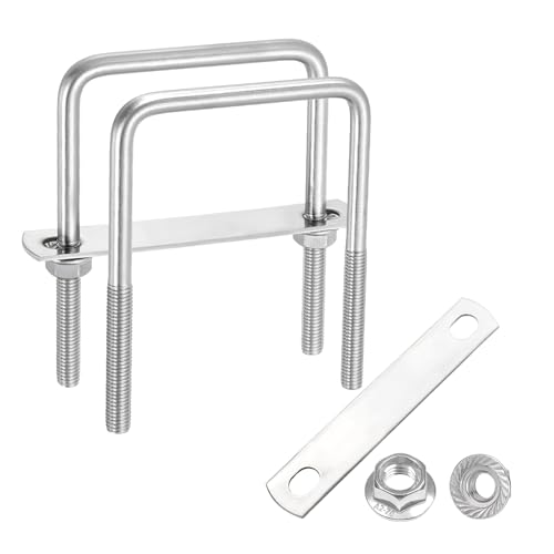 uxcell 2Zbg M8 3C` Ci[Ch XNGA U{g 4-5/16C` 304XeXX`[ U{g tWZpibgt g[[pt[v[g ԗp (75mm x 110mm)