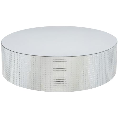 Hobby Lobby Disco Ball Silver Cake Stand, 3.19" H x 12" W x 12" D
