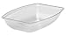 Cambro RSB1014CW Long Square Ribbed Salad Ball, Clear (135)