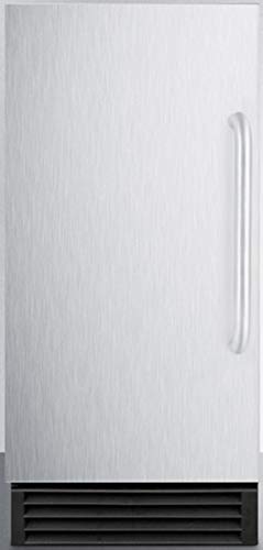 Image of Summit 45 lb. Clear Ice Maker, Stainless Steel - BIM44GADA