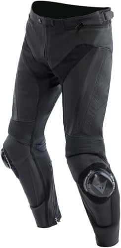 Pantalon en cuir de moto perforé Dainese Delta 4 résout le problème de chaleur des jambes longues 128