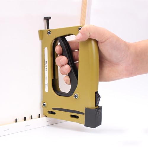 Point Driver Practical Framing Tool Meite Flexible Point Gun Tacker Lightweight Picture Framing Metal for Joiner DIY 1000 Points for Flexible and Rigid Framers