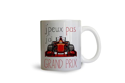 Groovy crea Mug grand prix homme cadeau original anniversaire je peux pas j'ai grand prix humour
