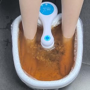Bañera de pies iónica portátil para desintoxicación y masaje miniatura 4