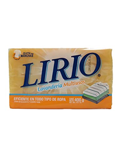Pack de 25 Jabón de Lavandería Lirio de 400 Gr