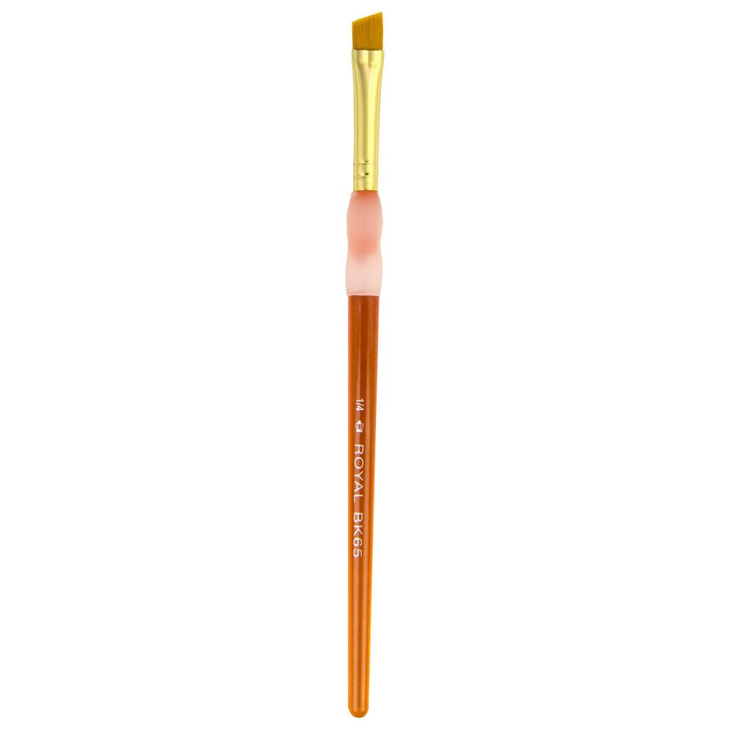 Nowells Royal Big Kids Choice Angular Brush - Artist Paint Brush - Bk65-1/4" - Single