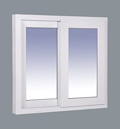 Ventanastock Ventana PVC 1000x1000 de diseño corredera con 2 hojas 4