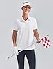 PINSPARK Womens 4 Buttons Golf Polo Shirts UPF 50+ Quick Dry Athletic Tennis Tops Collared Pickleball T Shirt #2