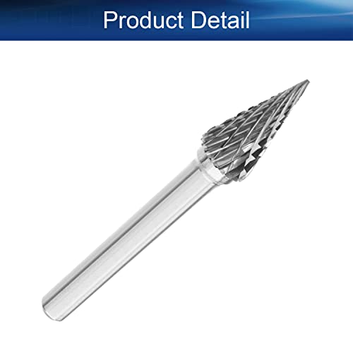Fresa rotatoria Auniwaig 10mm doble corte forma cilindrica miniatura 4